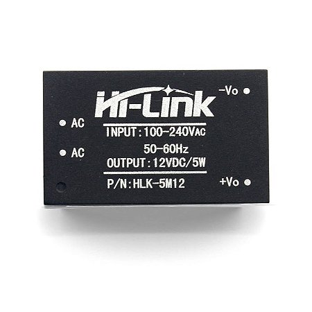 MINI FONTE HILINK 12VDC HLK-5M12 5W