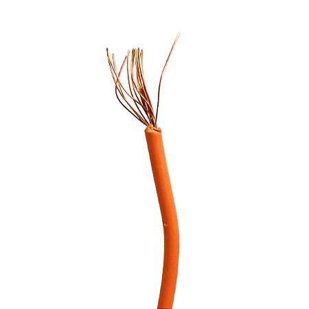 FIO CABINHO FLEXIVEL 24 0,20MM LARANJA (METRO)