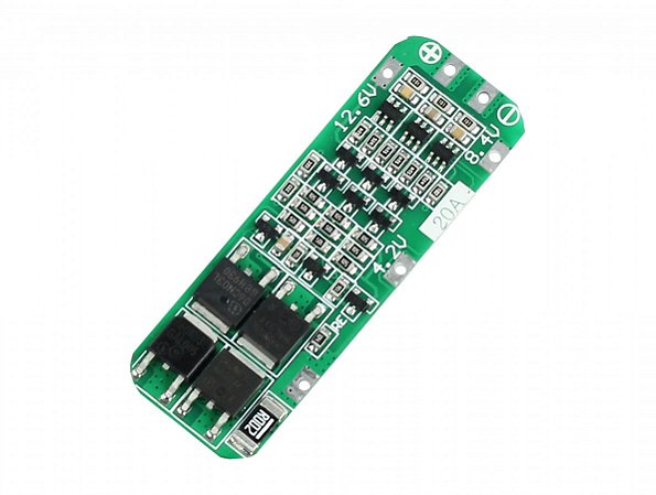 MODULO DE PROTECAO PARA BATERIAS 18650 3S 20A 12V HX-3S-FL20