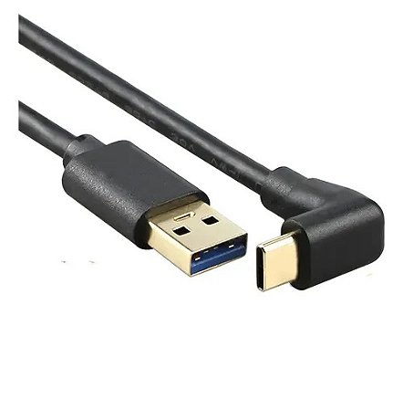 CABO USB 2.0 X TIPO C (UP ANGLE) 90 GRAUS 50CM