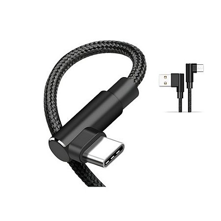 CABO USB 2.0 X TIPO C (UP ANGLE) 90 GRAUS 50CM