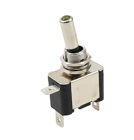 Chave Alavanca ASW-07D com LED Amarelo