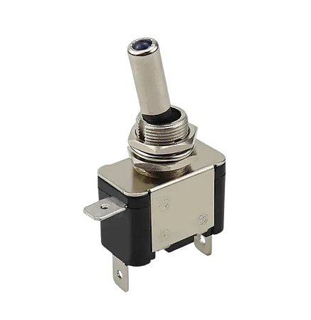 Chave Alavanca ASW-07D c/ led azul