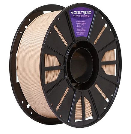 Filamento PLA Bege Caucasiano Solido - 1kg