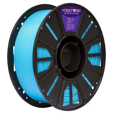 Filamento PLA Azul Cyan Solido - 1kg
