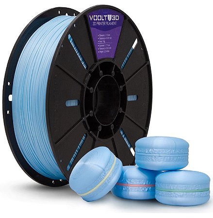 Filamento PLA Azul Macaron Velvet - 1kg