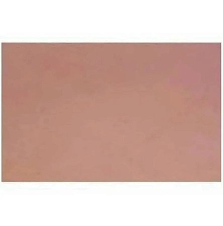 PLACA EM FIBRA COBREADA VIRGEM FACE SIMPLES - 15x30cm
