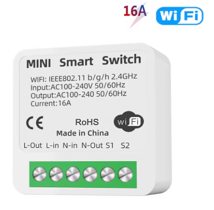 Interruptor Inteligente WiFi Mini Tuya