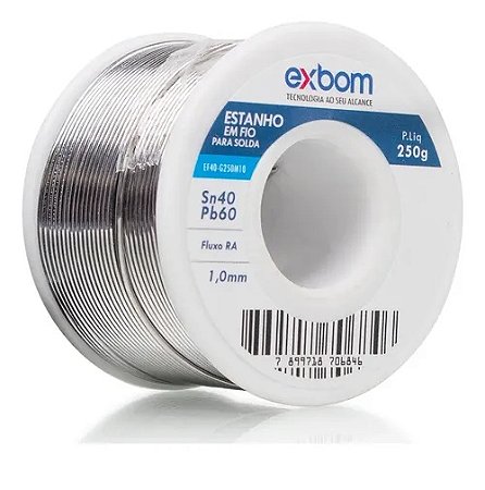 SOLDA AZUL 1,0MM 40X60 ROLO 250G Exbom