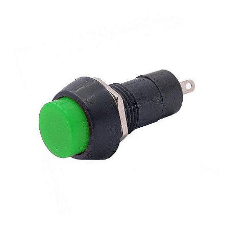 CHAVE TACTIL PBS-11B 2T 12mm SEM TRAVA - VERDE