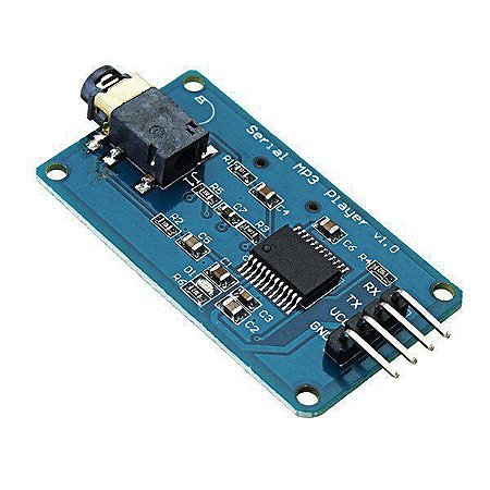 MODULO YX5300 LEITOR DE CARTAO E SAIDA DE AUDIO P2