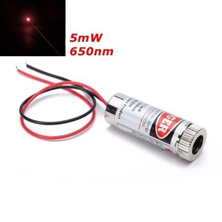 Laser Formato Ponto 5MW 650NM 5V