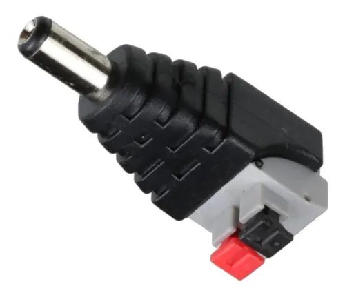 PLUG P4 2,1 X 5,5 X 14MM C/ ENGATE RAPIDO