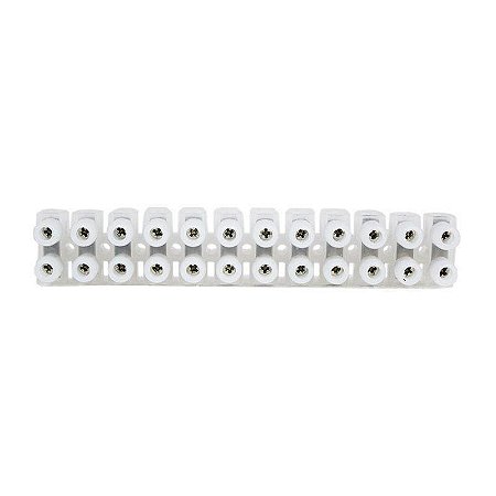 CONECTOR EM BARRA 6MM 6AMP C/ 12 BORNES