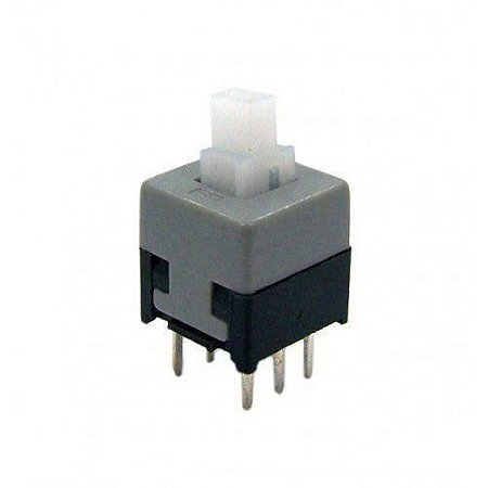 CHAVE PUSH BUTTON 8,5X8,5 C/TRAVA