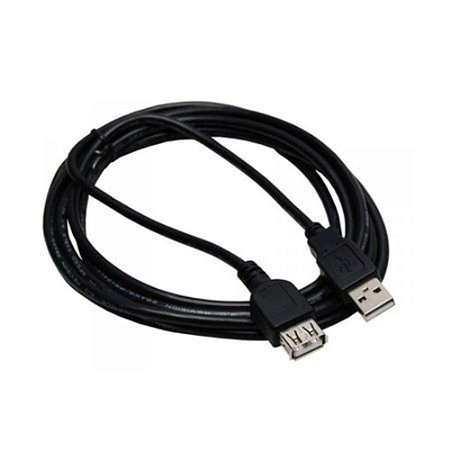 EXTENSAO USB 2.0 PRETO 1,80M