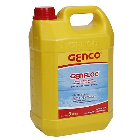 Genco Genfloc Clarificante /aux De Filtração - 5 Litros
