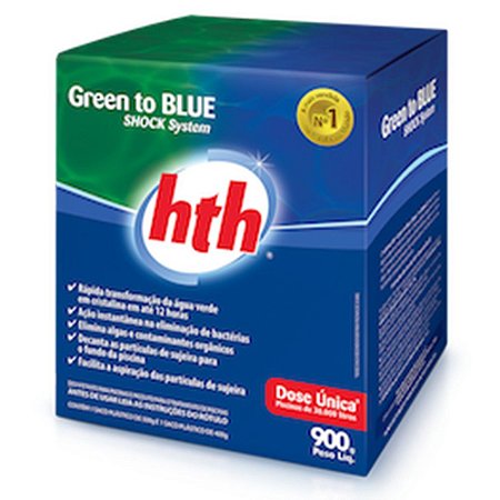 Green To Blue Purificador De Água Hth 900 Grs
