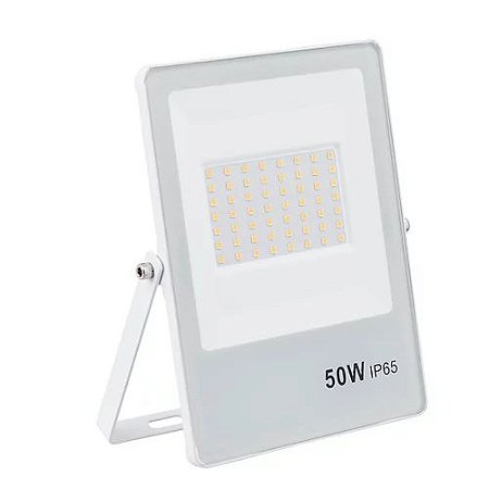 Refletor de Led 50W 3000K Ultrafino Branco Gaya 9386