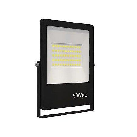 Refletor de Led 50W Luz Verde Ultrafino Preto Gaya 9390