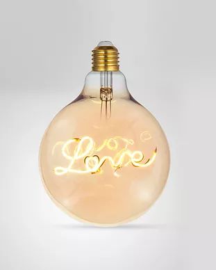 Lâmpada de Led Filamento "Love" para Pendente 4W Bivolt GMH LG125LOVE-4W