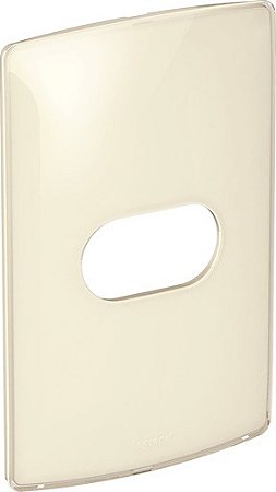 Placa 4x2 com 1 Posto Quinoa Gloss Pial Nereya 663214