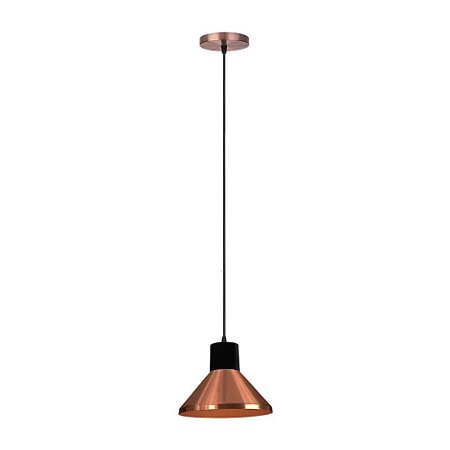 Pendente Costa Rica para 1 Lâmpada E27 Cobre e Cobre Kin PD103/CO_CO