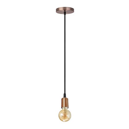 Pendente Orbital para 1 Lâmpada E27 Cobre Kin PD230 CO