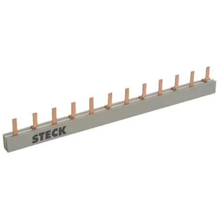 Barramento Bifásico Tipo Pente Steck 80A 57P 1000mm Steck S2F1000B
