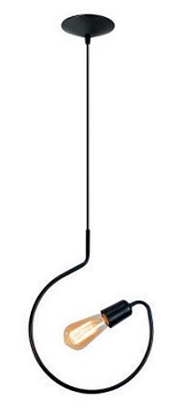 Pendente Pegasus Preto 1XE27 Nacional PD257PT
