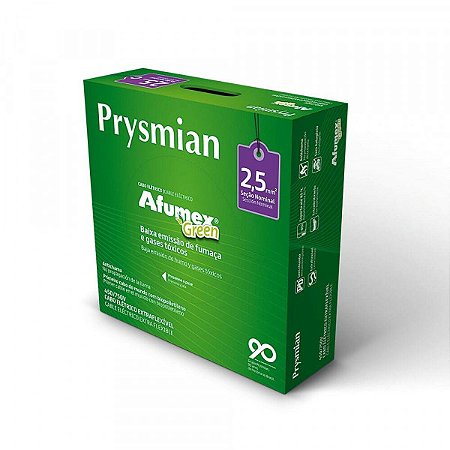 Cabo Flexível 750V 2.50MM Prysmian Afumex