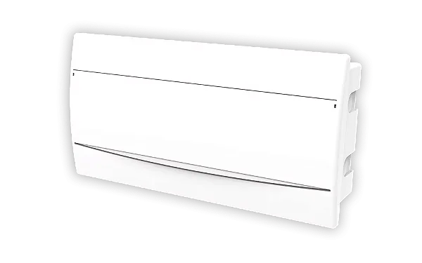 Quadro de Distribuição Embutir 18 Posições IEC/DIN com Porta Vertical Branco - Soprano