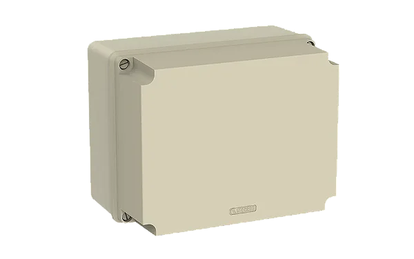 Caixa Multiuso Plastico Tampa Alta Cinza 240X190X156 - Soprano
