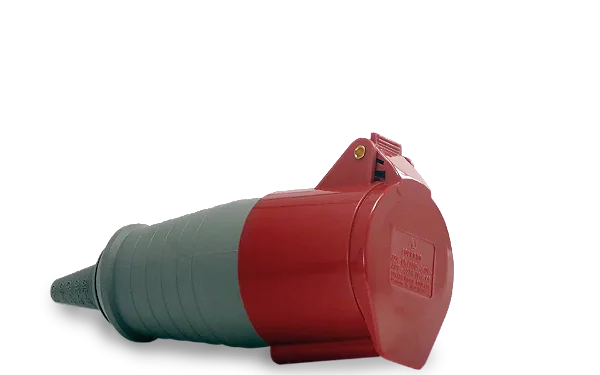 Acoplamento 2P+T 16A 440V 9 horas IP44 Cinza/Vermelho ACS-3059