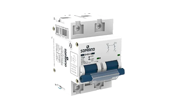 DISJUNTOR BI 80A 10KA SOPRANO SHB2 HII-080A