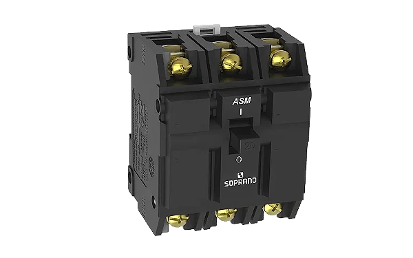 DISJUNTOR NEMA 3P 10A SOPRANO ASM3-B