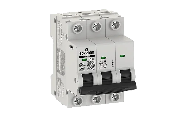 DISJUNTOR TRI 10A 3KA SOPRANO SHB3 GIII-C010A