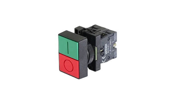 BOTAO PULSADOR DUPLO S/LED NA+NF SOPR-