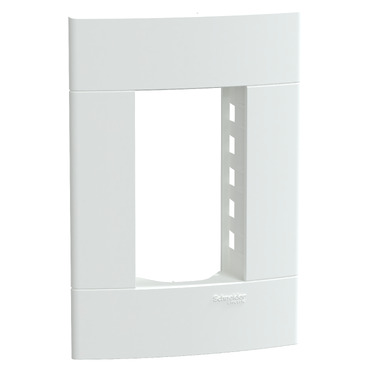 PLACA+SUPORTE 4X2 DE 3 POSTOS BRANCA FOSCA