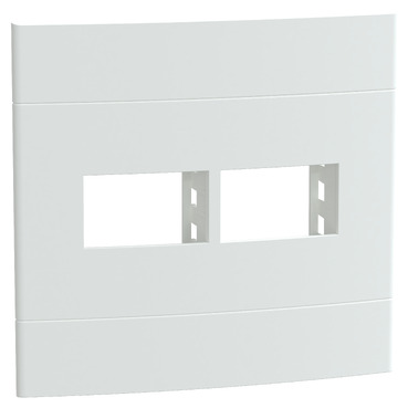 PLACA+SUPORTE 4X4 DE 2 POSTOS SEPARADOS BRANCA FOSCA LUNARE UP