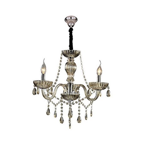 Lustre Valentina com 3 Braços Hevvy SL-5834/H3 CHAMP