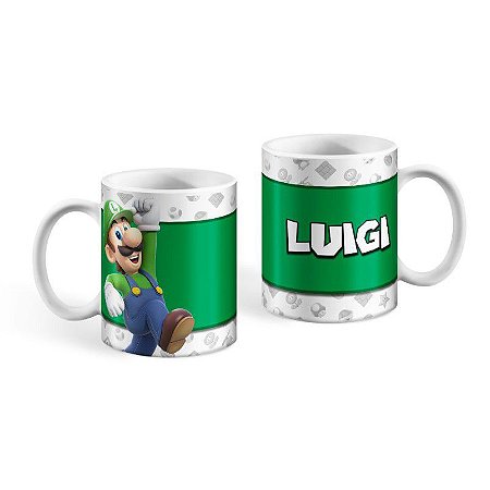 Caneca Super Mario Bros Luigi