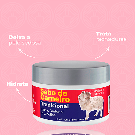 Sebo De Carneiro Relaxante - 250Gr