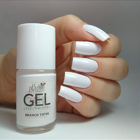 Esmalte Bella Brazil Gel 9Ml Cor - Branco Total