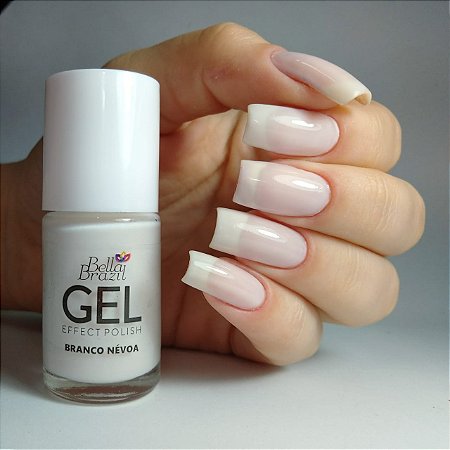 Esmalte Bella Brazil Gel 9Ml Cor - Branco Névoa