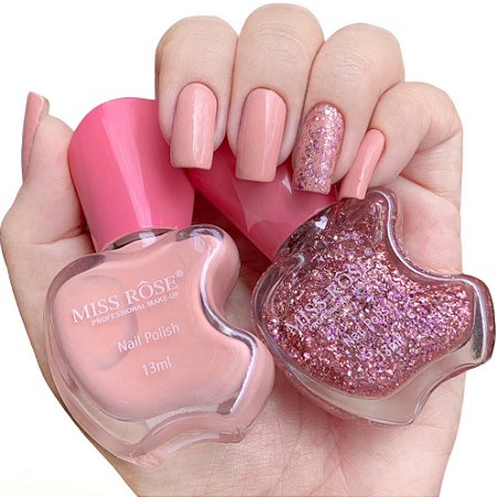 Esmalte Miss Rôse Glitter 13 Ml Cor - 105