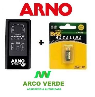 Controle Remoto Para Ventilador Teto Ultimate Arno C/pilha - ARCO VERDE RIO