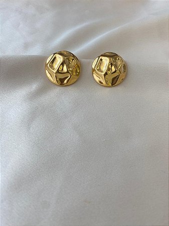 Brinco Esfera Dourada G