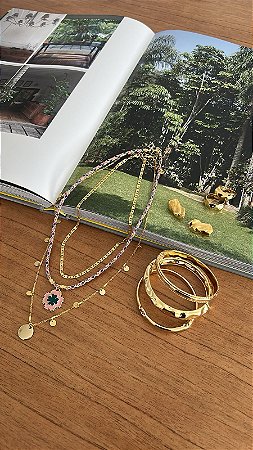 Mix de Colares Cordinha Trevo da Sorte