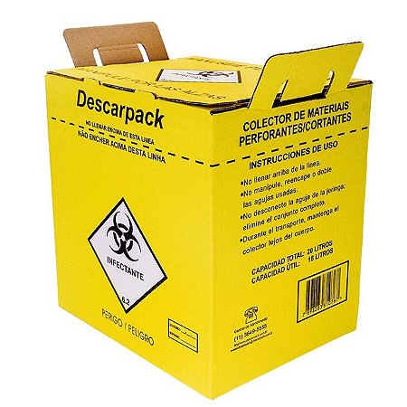 Caixa Coletora 1,5 Litro - Descarpack